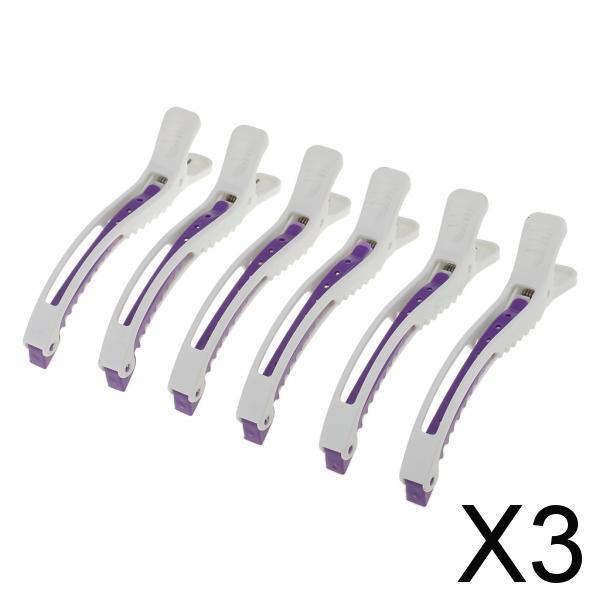 3x6Piece Hair Sectioning Clamps Clips Salon Hairdressing Styling Tools #4