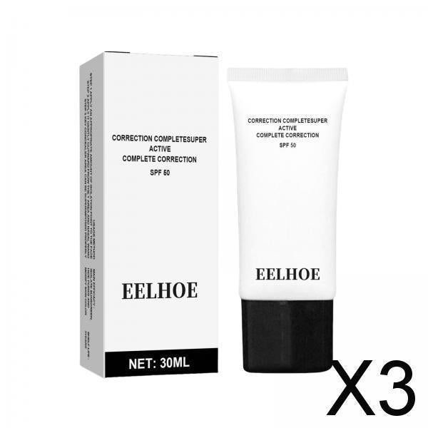 3xcc Cream Waterproof Light Weight Base Primer Long Lasting Moisturizing White