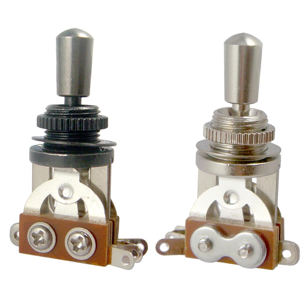 2 Pieces Guitar 3 Way Toggle Switch Pickup Selector with Tip for LP Guitar
