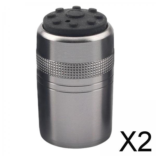 2xFishing Rod Butt Cap Fishing Pole End Cap for Repair Fishing Rod Accessories Gray 24mm