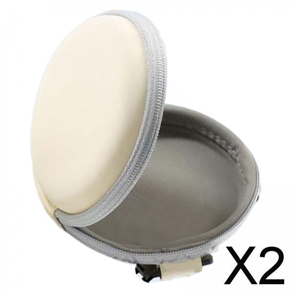 2xFolding Sunglasses Case Zipper Case Portable Protective Case Men Women