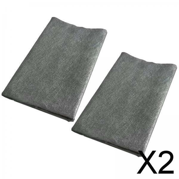 2xSoft Microfiber Cleaning Cloth Highly Absorbent for House Metal 30cmx40cm 2 pieces