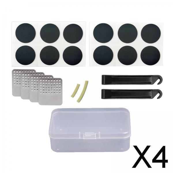 4xPlastic Bike Flat Tire Repair Kit for Bicycle Inner Tube for Motorcycle 20pcs