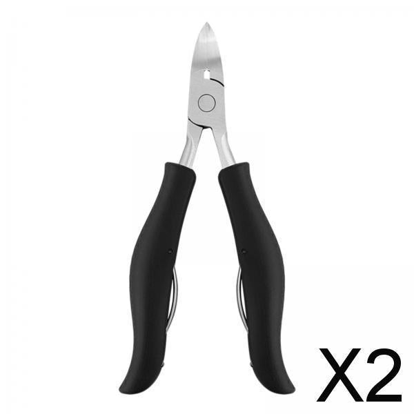 2xToe Nail Clippers Cutters Nippers for Ingrown Nails Thick Nails Fingernails 1 Piece