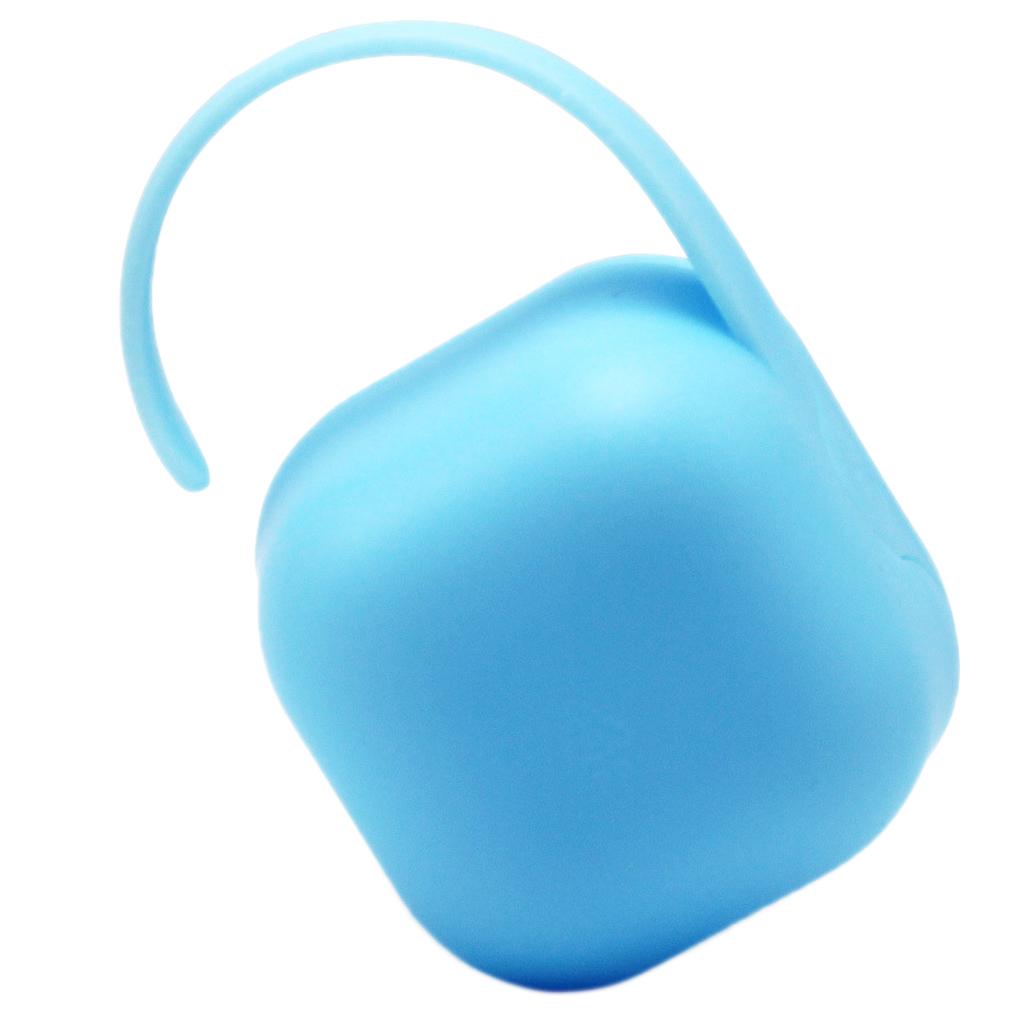 BPA-Free Nipple Shield Case & Pacifier Storage Box Blue
