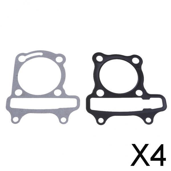 4xBig Bore Cylinder Base & Head Gaskets for GY6 Engine Scooter 125cc(52.4mm)