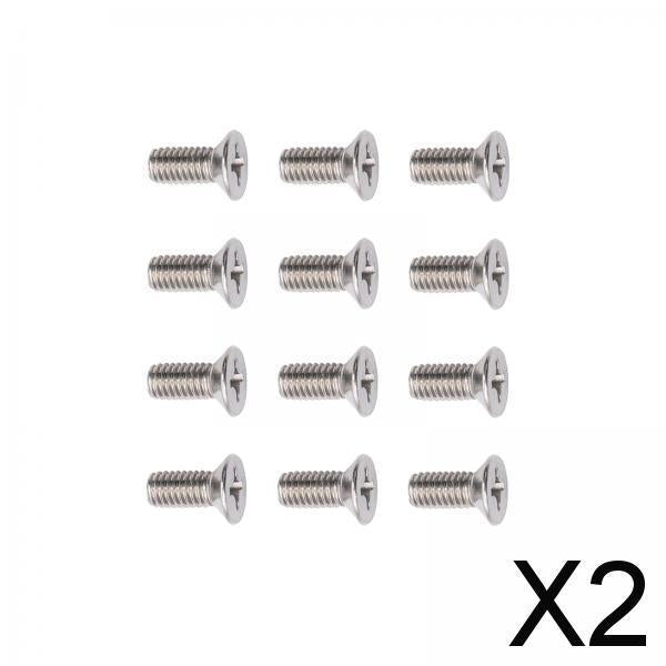 2xBrake Disc Rotor Screw Bolts 93600-06014-0H Hardware Replaces for Honda 12pcs