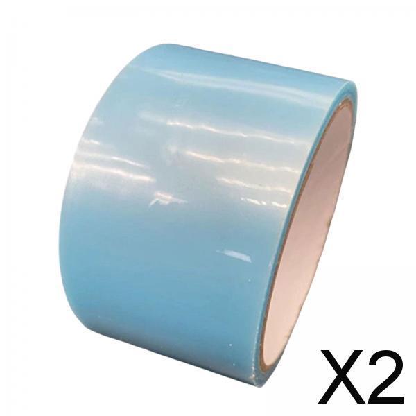 2xSticky Ball Rolling Tape Decorative Funny for Children Adults Birthday Gift Blue