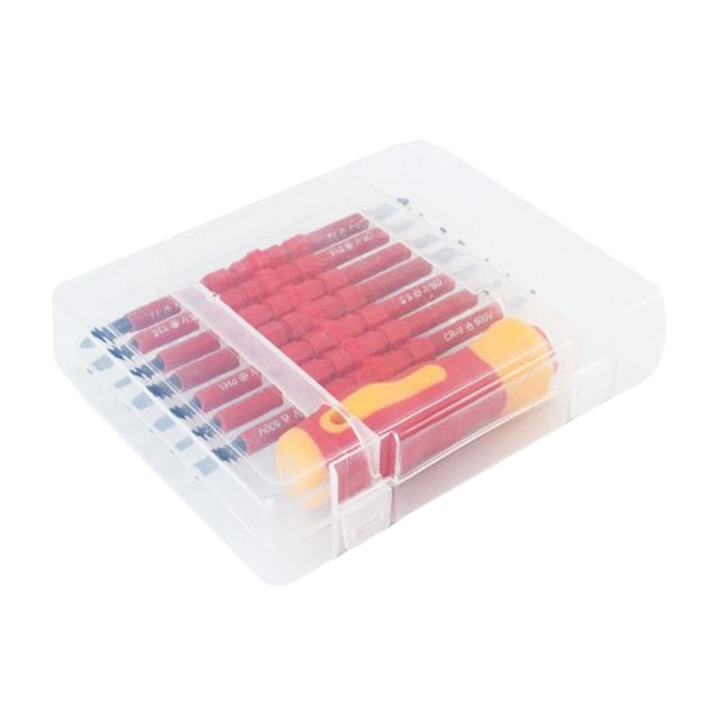 8pcs Screwdriver Set DIY Professional Flat Anti-slip Insulated Magnetic