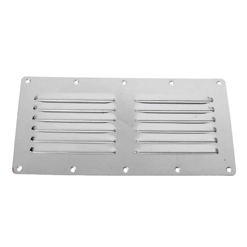 Marine Stainless Steel Boat Louvered Vent Cover Louver Ventilation Ventilator Yacht Air Vent Grille Cover Accessories 230x115mm