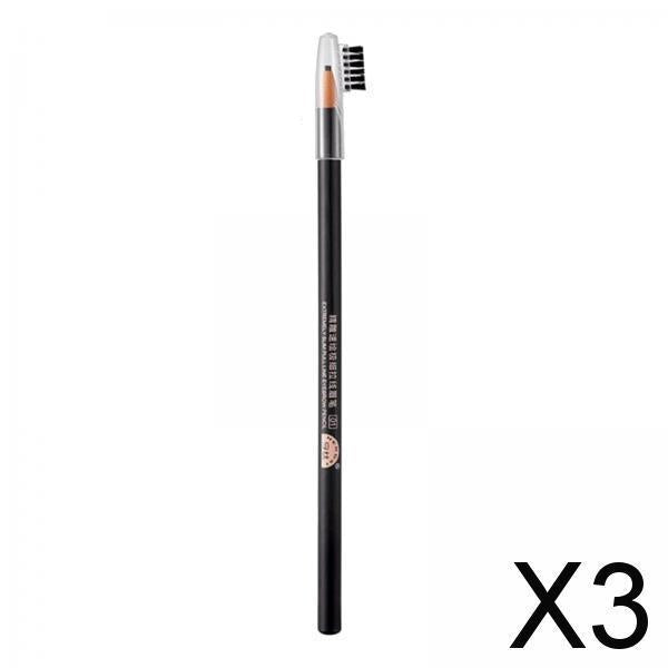 3xEyebrow Pencil with Brush Makeup Brow Definer for Friends Couples Girlfriend