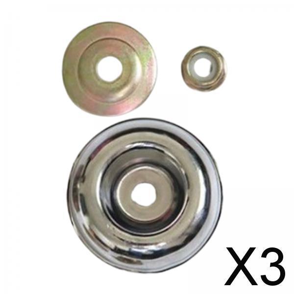 3xTrimmer Brush Cutter Part For Stihl Lawnmower Blade Adapter Kit 3Pcs