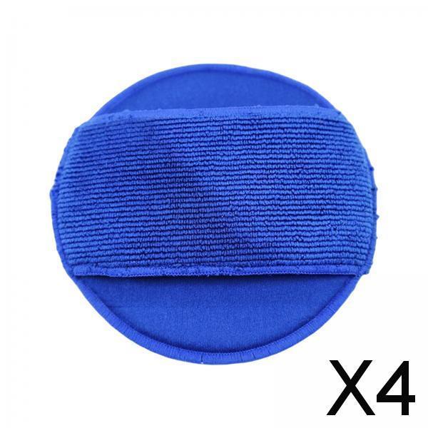 4xClay Bar Pad Reusable Washable Auto Detailing for Glass Cleaning Home