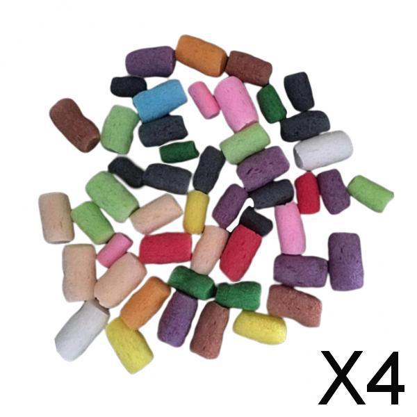 4x50 Pieces Fishing Nuggets Water Soluble PVA Foam Carp Rig Tackle Accessories