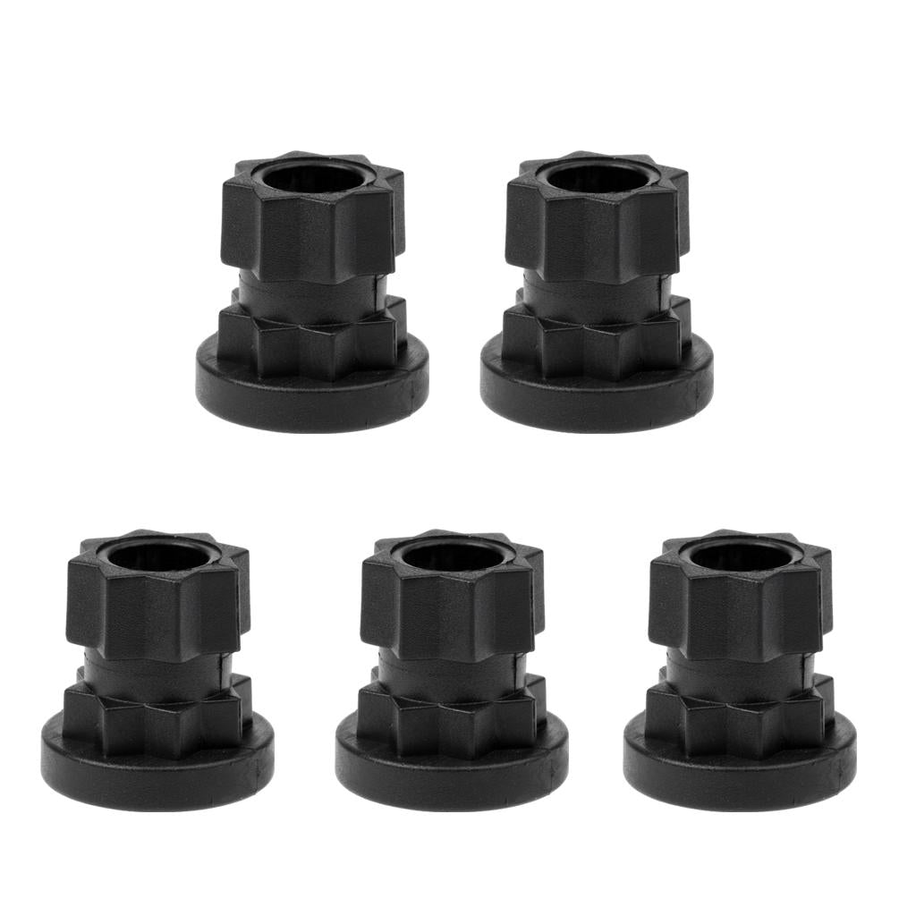 5 Pieces Ram Mount Track Rail Base Adapter for Kayak Boat Fishing Rod Holder