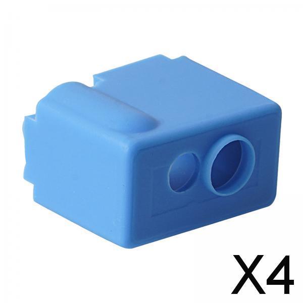 4xPrinter Heater Cover Protection Durable Heating Block Silicone Socks for E3D