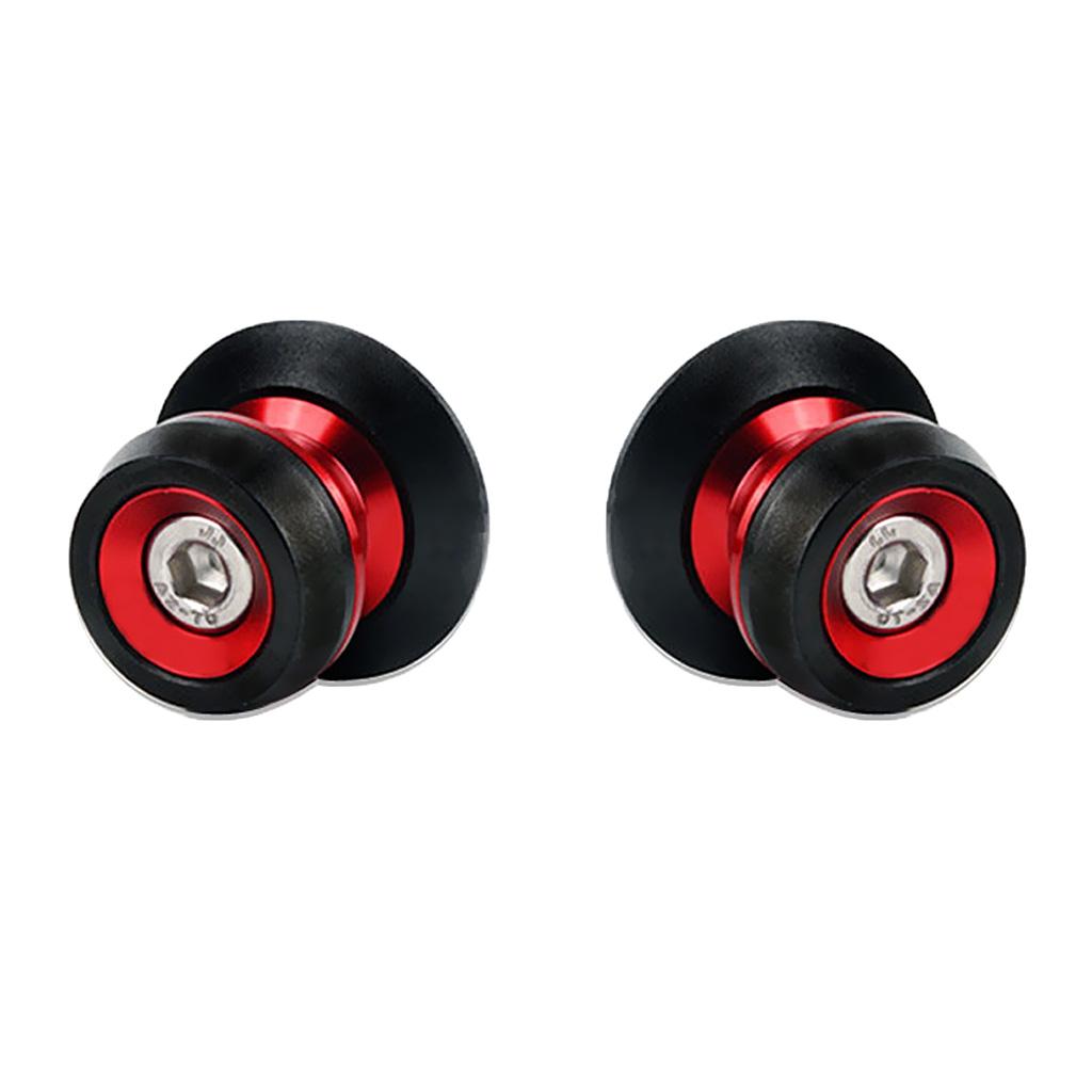 8mm Swingarm Swing Arm Spool Sliders Stand Bobbin for Kawasaki Red