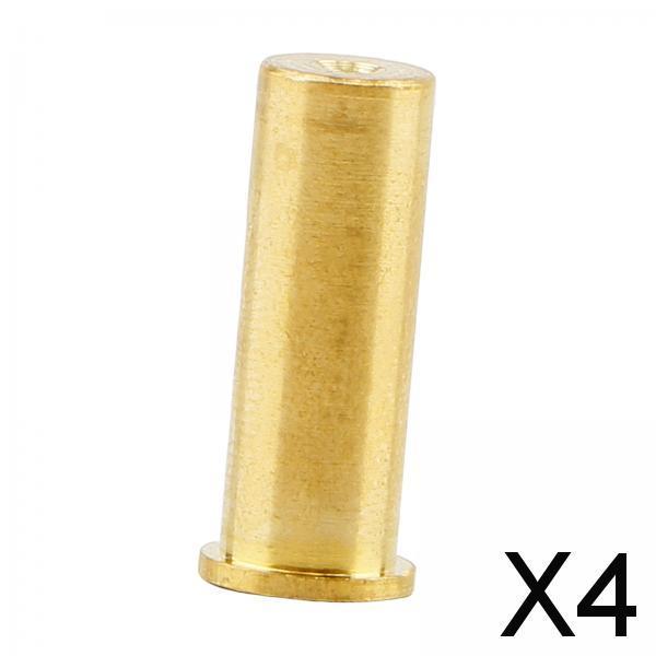 4xGolf Brass Tip Weights Plug Insert Copper Golf Accessories Golf Tip Weights Steel Shaft 6g