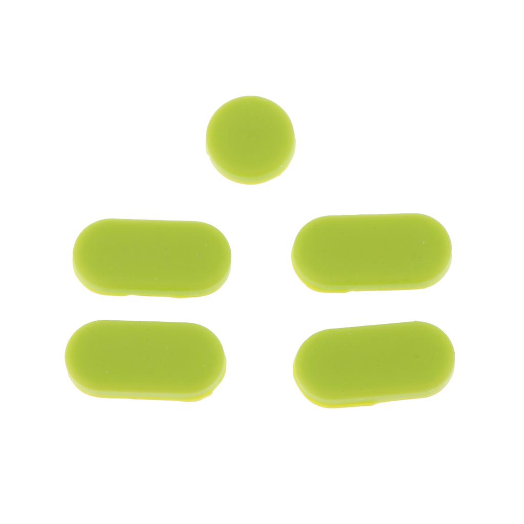 4xSilicone Dust Stopper Dustproof Plug USB Earphone Port Cap for MacBook Green