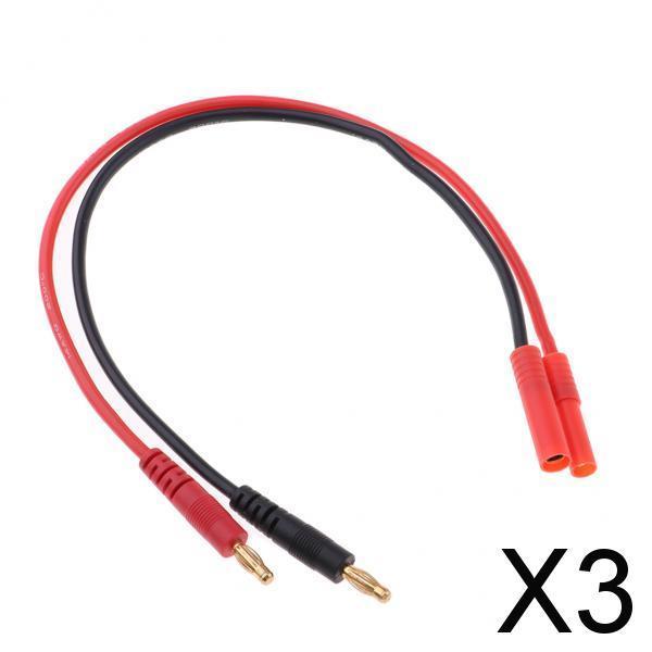 3x4.0mm Banana Plug to HXT4.0 Charging Cable for RC B6 B6AC Lithium Battery
