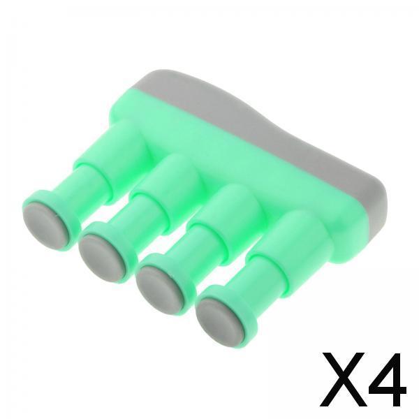 4xPiano Guitar Finger Exerciser, Hand Strengthener Trainer Tension Exerciser Green