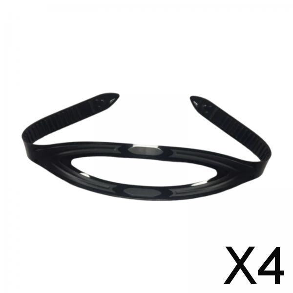 4xDiving Mask Strap Replacement Comfort Silicone Flexible Diving Goggles Strap Style A