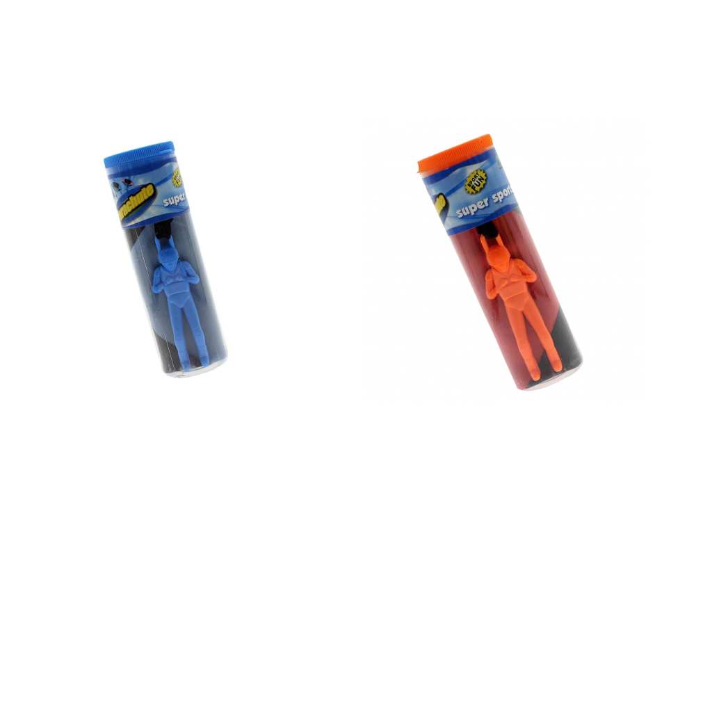 2xTangle Free Toy Hand Throwing Parachute Kite Outdoor Kid Toy, Orange+ Blue