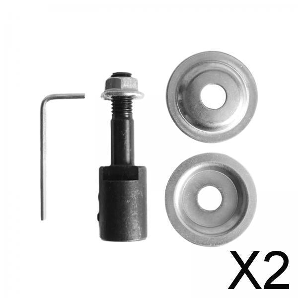 2xGrinding Wheel Shaft Buffing Arbor Threaded Shaft for Hair Wheel Fiber Wheel 12mm 97g