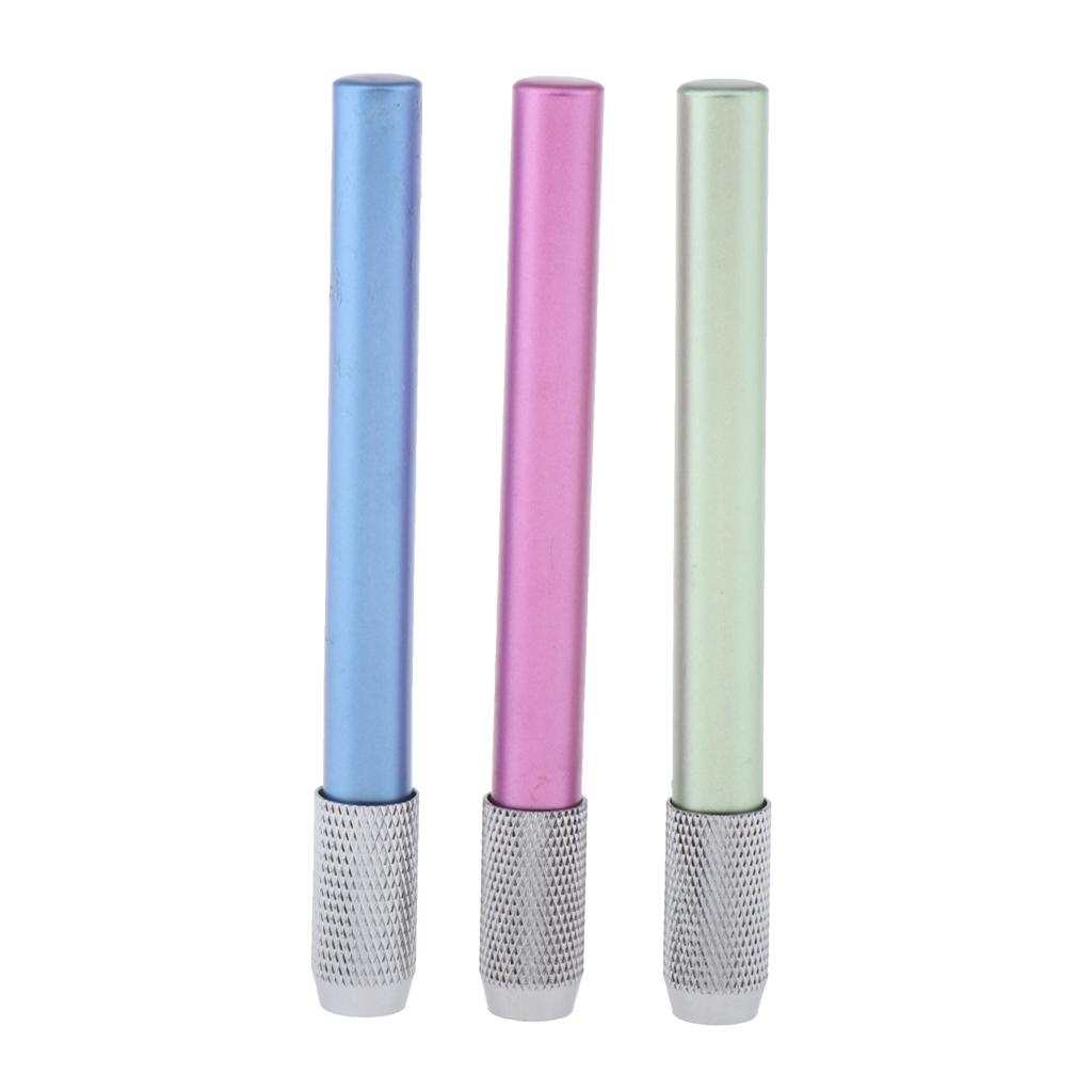 4xAssorted Colors Pencil Lengthener Pencil Extender Holder blue+green+rosy