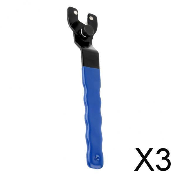 3xAdjustable Pin Spanner Lock-Nut Wrench For Angle Grinder Hubs Arbors