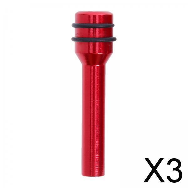 3xCar Interior Door Lock Knob Pull Pin Cover Fit for Truck Accessories Parts Red
