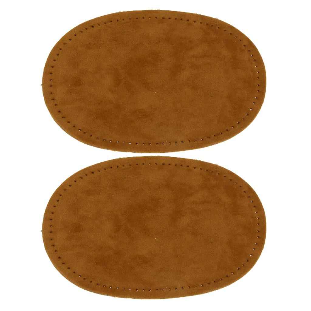 Sew-On Oval Elbow/Knee Patches Cord Jeans Repair Craft Sewing Applique Camel