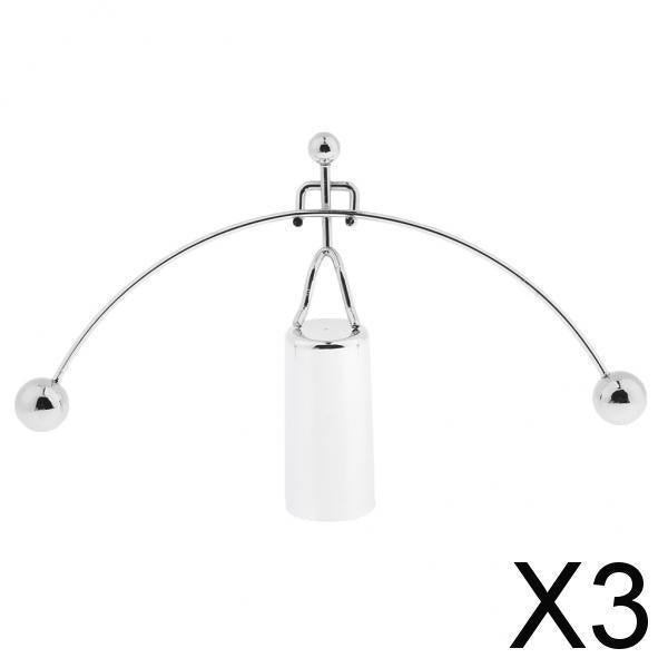 3xFeet Weightlifter Perpetual Motion Balance Toy Metal Figurine Desk Toy