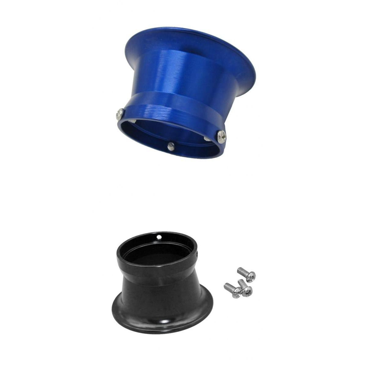 50mm Air Filter Interface Cup for 24/26/28/30mm Motorcycle Carb Black Blue