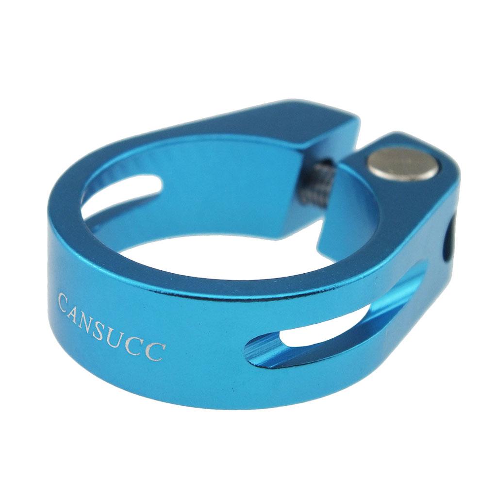 4x31.8mm SeatPost Clamp Tube Clip Quick Release Mountain Road Bike Part Blue