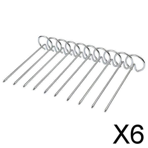 6x10x Air Fryer Skewers Universal Durable Easy to Clean Standing Kebab Skewers