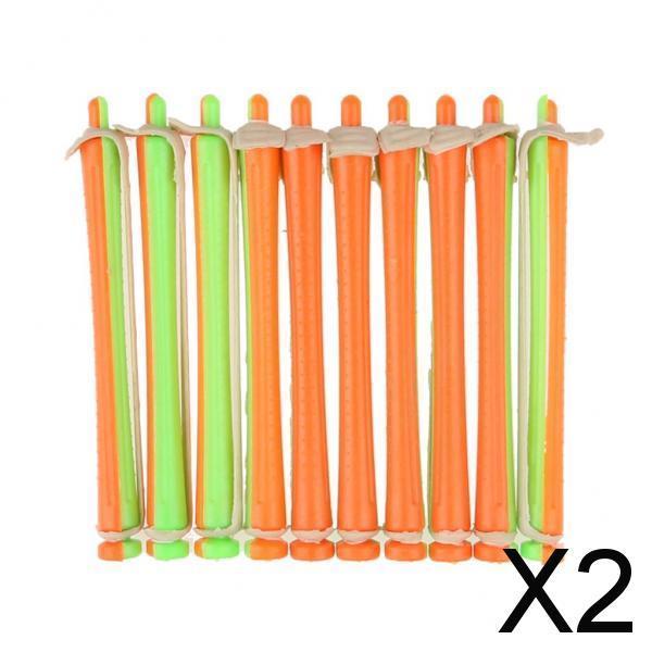 2xHair Perm Rods No Heat Hair Curlers Rollers Salon DIY Bangs Curling Tools 1