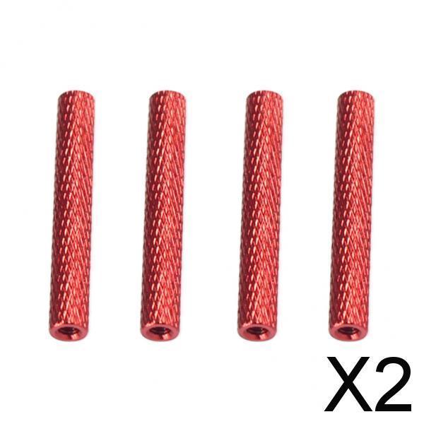 2x4 Pieces Aluminum Alloy Standoff Column Spacer Pillar for RC Plane M3x30mm