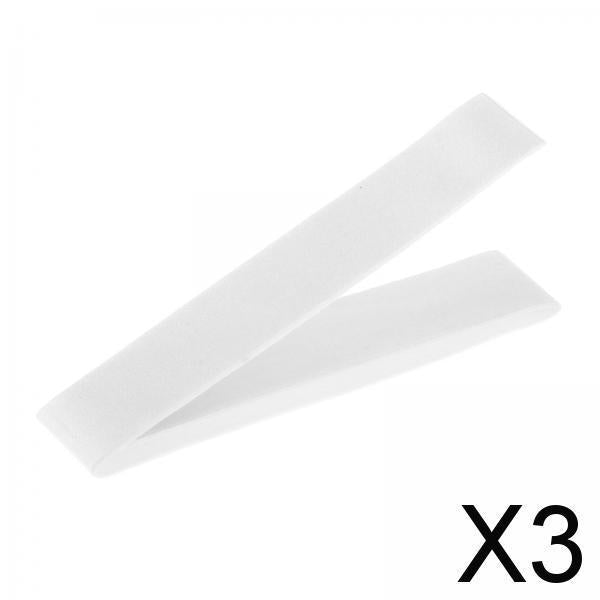 3xBadminton Tennis Racket Head Protector Sticker Frame Protective Tapes Guard White