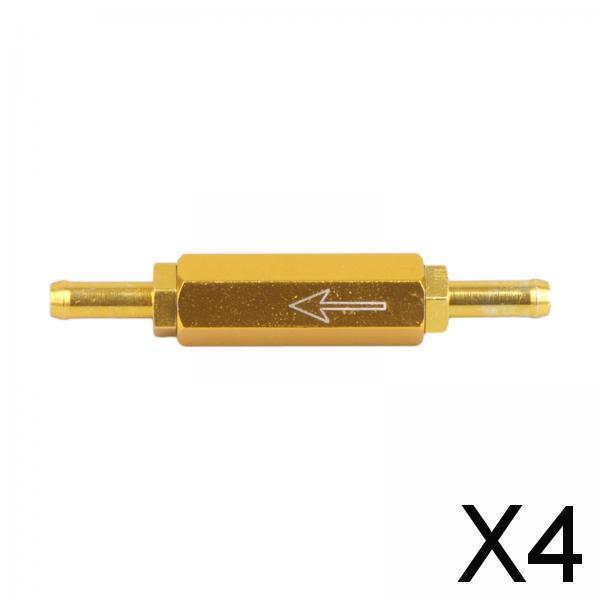 4xNon Return Single Way Check Valve Accessories for Fuel Line Diesel Fuel