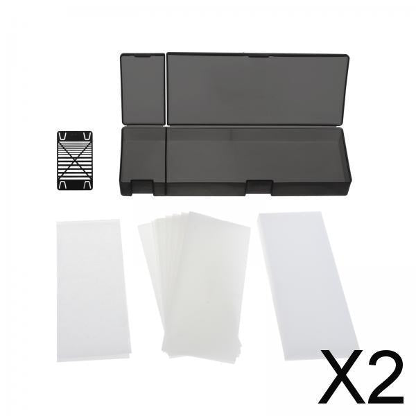 2xWet Palette Keeps Wet Paint Fresh Portable Model Coloring Wet Tray for Paint
