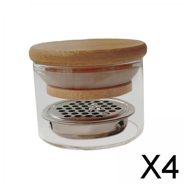 4xNail Brush Cleaning Tool Durable Nail Washing Cup Holder for Nail Art Artist