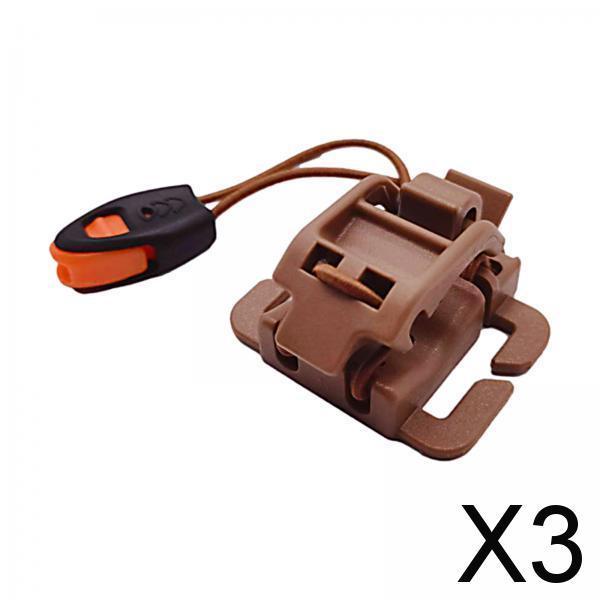 3xEngineering Shovel Ice Axe Clip Multifunctional Outdoor Wheel Clip Khaki