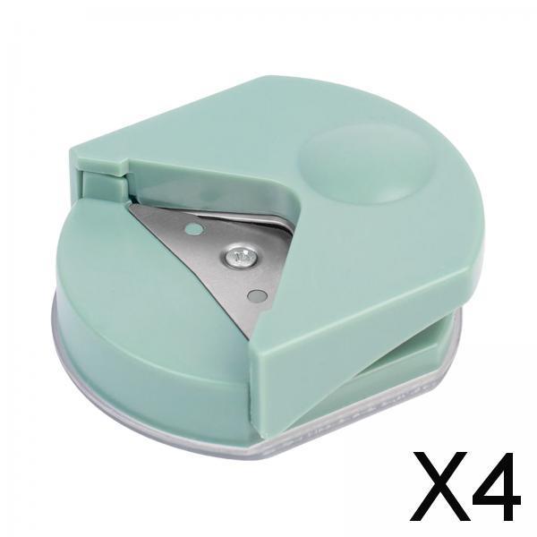 4xCorner Rounder Punch Invitations Pocket R4mm Laminate Rounded Corner Punches Green