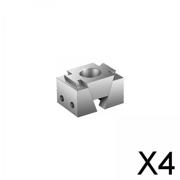 4xOk Fixture Steel Tabletop Clamping Block for Soldier Models Sculpture Crafts M6