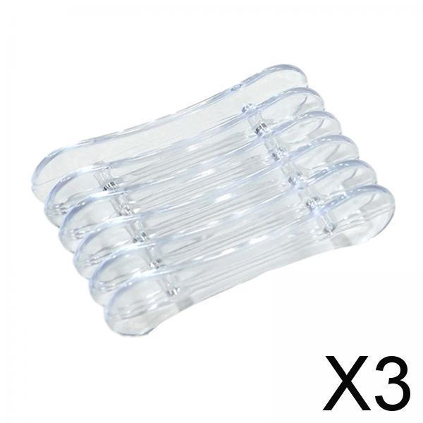 3x5 Grid Nail Art Brush Holder Durable for Eyebrow Pencil Nail Art Liner Brush transparent