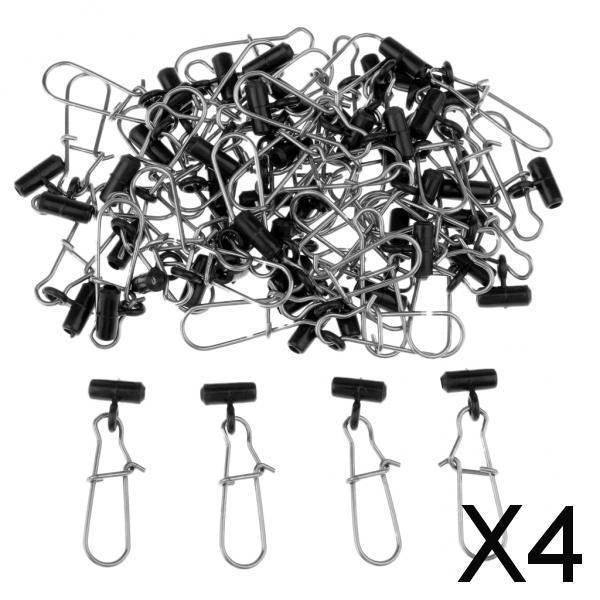 4xFishing Line Sinker Slider High-strength Stainless Steel Snap A