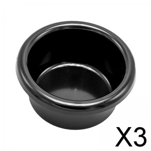3xCup Holder Insert Washable Stable Recessed Drop in Cup for Car RV Couch Style C