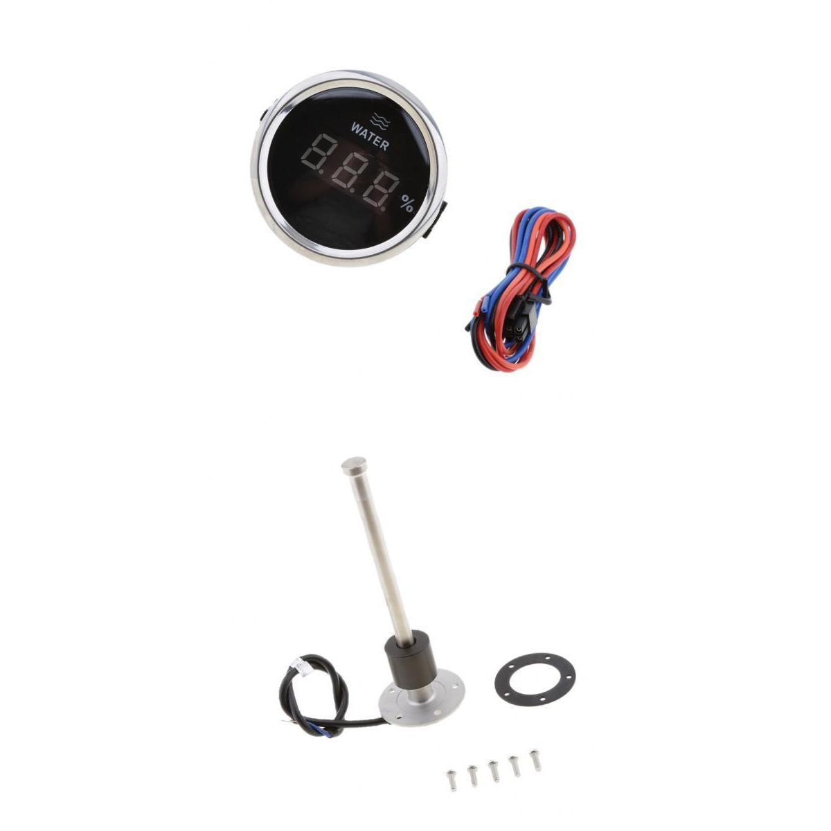 Boat Digital Water Level Gauge+200mm Liquid Water & Fuel Level Gauge Sensor