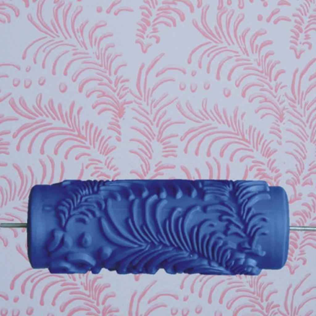 Wall Decoration Empaistic Flower Texture Painting Roller or Paint Machine 10